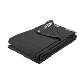 Showgear Toile de fond 600(l) x 600(h) cm noir Stagemolton 320 g/m2 25 cordons de serrage