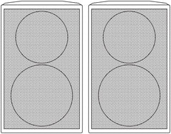 Citronic CX-8088 speakers 8" 100W pair - black Citronic CX-8088 speakers 8" 100W pair - black