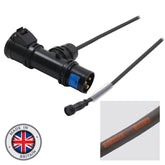 Câble de 1 m de connexion en T noir LEDJ PCE 16A vers prise IP LEDJ