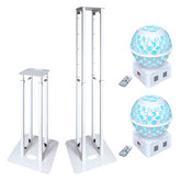 2x Thor Starball White Inc 2x PS1XL Adjustable DJ Podiums