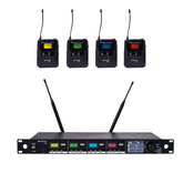 Chord TU4 – Quad Beltpack Headset PLL Tuneable UHF Wireless Microphone System