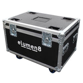 elumen8 Quad 1RE Beam Flight Case à tête mobile Flightcase
