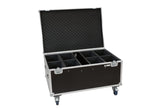 ROADINGER Flightcase 8x LED IP PAR 12x8W QCL/12x9 SQL Spot mit Rollen