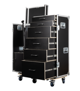 Showgear Drawer Case 3- 6 drawers Production Flightcase & space for 15 mic stands