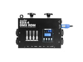 EUROLITE EDX-4 DMX RDM LED Dimmer Pack 4 Channel Suitable for LED Bulb Festoon Par