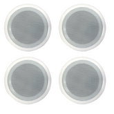 4x Haut-parleur de plafond Pulse 5" 7W 100V Système audio Haut-parleur PA