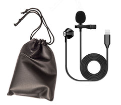 Kinsman Lavalier Microphone With Earphone - Lightning Adaptor Kinsman Lavalier Microphone With Earphone - Lightning Adaptor