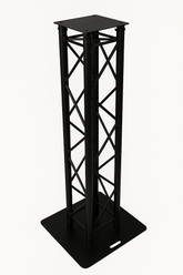 Thor Quad Truss Podium 1.5M Tower Aluminium DJ Stand Black *B Stock*