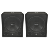 2x QTX QT18S 18" 500W Subwoofer-Lautsprecher