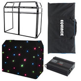 Leichtes Equinox-Aluminium-DJ-Pult + Quad-LED-Starcloth-System
