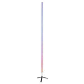 Ibiza Light Magic Color Stick 1,8 M Noir Tube LED Stick Télécommande ou contrôle par application
