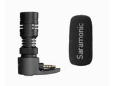 Saramonic SMARTMIC+ Microphone léger pour smartphone avec sortie moniteur 3,5 mm
