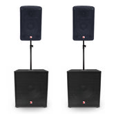 Intimidation PI-115 + SUB15 Active PA System Bundle 3600W
