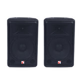 2x Intimidation PI-115 MK3 15" Two-Way Active PA Speaker 800w