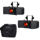 2x Equinox Helix XP 150W Gobo Flower inc Carry Case