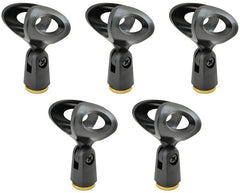 5 x QTX Universal Mic Mikrofonhalter Clip Ständer Adapter Großpackung 5 x QTX Universal Mic Mikrofonhalter Clip Ständer Adapter Großpackung