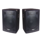 2x Ibiza Sound 12" 600W PA Speaker (Bundle)