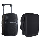 Audiophony RACER120 Haut-parleur portable 10" alimenté par batterie 120 Wrms avec housse