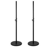 2x Omnitronic BPS-1 Round Base Speaker Stand PA Loudspeaker DJ Disco PA