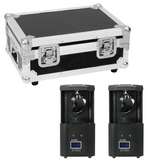 2x Eurolite TSL-250 Scanscanner mit 30 W LED COB inkl. Gehäuse