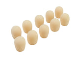 Omnitronic Beige Windschutzscheibe für Revers-Headset-Mikrofon, Schaumstoff-Windschutzscheibenmuffe x 10