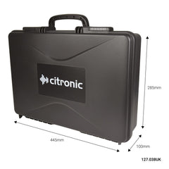 Kleines Citronic ABS-Flightcase für Mixer, Mikrofone und Kabel Kleines Citronic ABS-Flightcase für Mixer, Mikrofone und Kabel