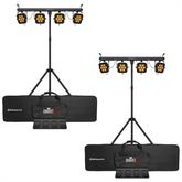 2x Chauvet DJ 4BAR Quad ILS LED Lighting System