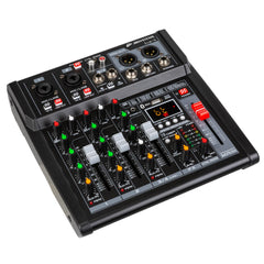 JB Systems LIVE-4 Versatile PA Mixer in a Handy Compact Format, 4 inputs / 3-channels JB Systems LIVE-4 Versatile PA Mixer in a Handy Compact Format, 4 inputs / 3-channels
