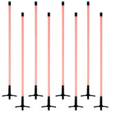 8x Eurolite LED Neon Stick 134cm RGB