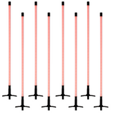 8x Eurolite LED Neon Stick 134cm RGB