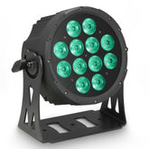 Cameo FLAT PROA 12 IP65 12 x 10 W FLAT LED extérieur RGBWA PAR lumière en noir