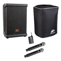 JB Systems Movil-1 Portable Speaker inc Carry Bag & Dual Handheld Wireless Mic JB Systems Movil-1 Portable Speaker inc Carry Bag & Dual Handheld Wireless Mic