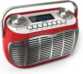 Detroit DAB Radio Retro DAB+ FM Radio Red