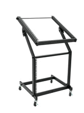 Omnitronic Rack Stand 12U/10U Adjustable On Wheels