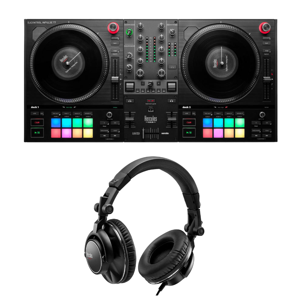 Hercules DJ Control Inpulse T7 Motorised DJ controller inc HDP60