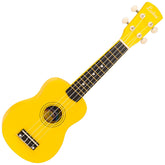 Laka Rainbow Series Ukulele & Bag - Yellow