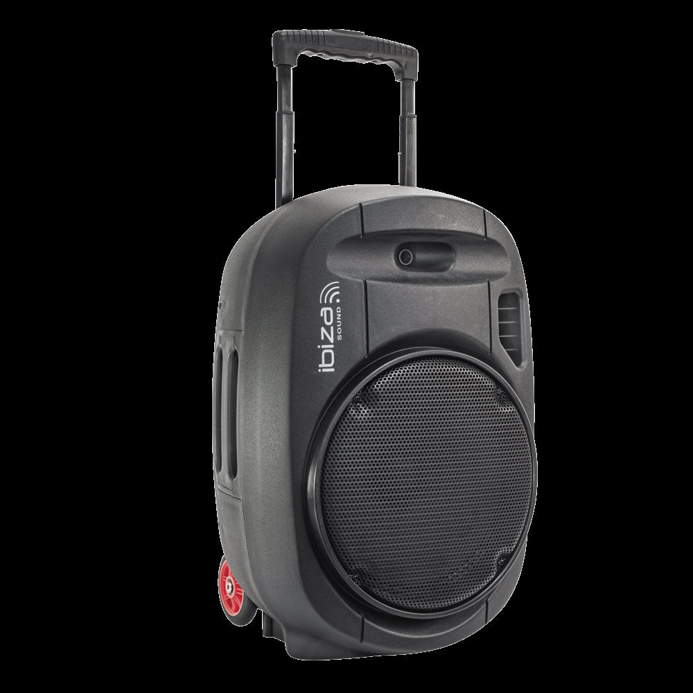 Ibiza Sound PORT12-MKII VHF Portable PA System Battery Speaker inc Wireless  Mic
