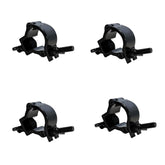 4x Duratruss Jr Clamp Black 35mm Half Coupler 75kg M10 Truss Rigging Stage