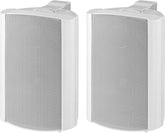 Monacor MKS-34/WS Paire d'enceintes Blanc 30 W 8 ohm Fixation murale
