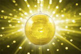FXLAB Gold Mirror Ball 50cm 500mm 20" Mirrorball Revolving