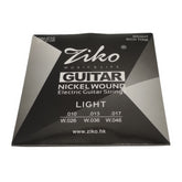 Ziko Electric Guitar Strings, Nickel Wound Light Gauge 10-46
