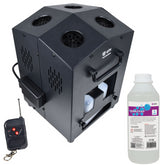 QTX Tetra Bubble: High Output 4-Wheel Bubble Machine inc fluid