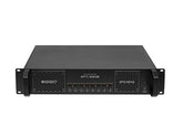 Omnitronic MTC-6408 Class D multi-channel PA amplifier with SMPS, 8 x 800 W RMS (4 ohms), 8 x 400 W RMS (8 ohms)