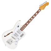 Vintage Revo Series Surfmaster Quad Guitar - Metallic White