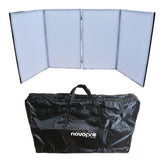 NovoPro DJS1 DJ Screen Foldable Black