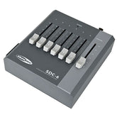 Showtec SDS-6 DMX Controller Fader desk 6 Channel Battery & PSU powered