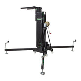 Kuzar K-50 Frontlader-Heber, 5,95 m, 300 kg SWL, Windenständer-Array-Turm