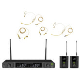 Q Audio QWM 1970 BP UHF Dual Channel Diversity Beltpack Wireless System CH38