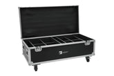 Roadinger Flightcase 8X Akku Ip Par 7 Qcl Wdmx With Charging Function