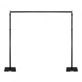 Equinox Pipe & Drape Komplettsystem in Schwarz (lang)